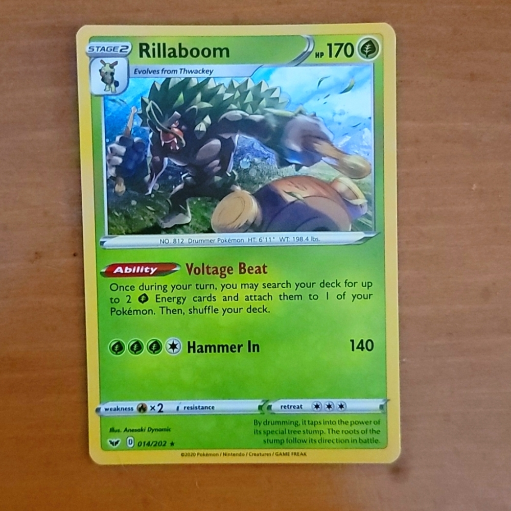 Rillaboom holographic 2020 edition